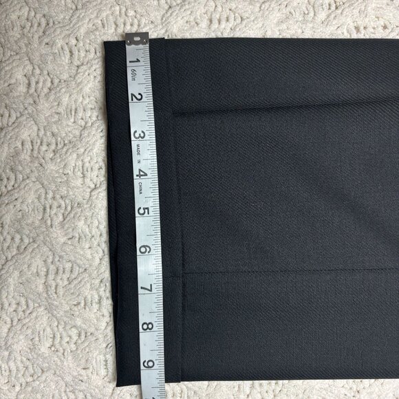 Canali Mens Wool Pleated Dress Pants Black Trousers 54IT w36 Made In Italy NWOT - Picture 14 of 15